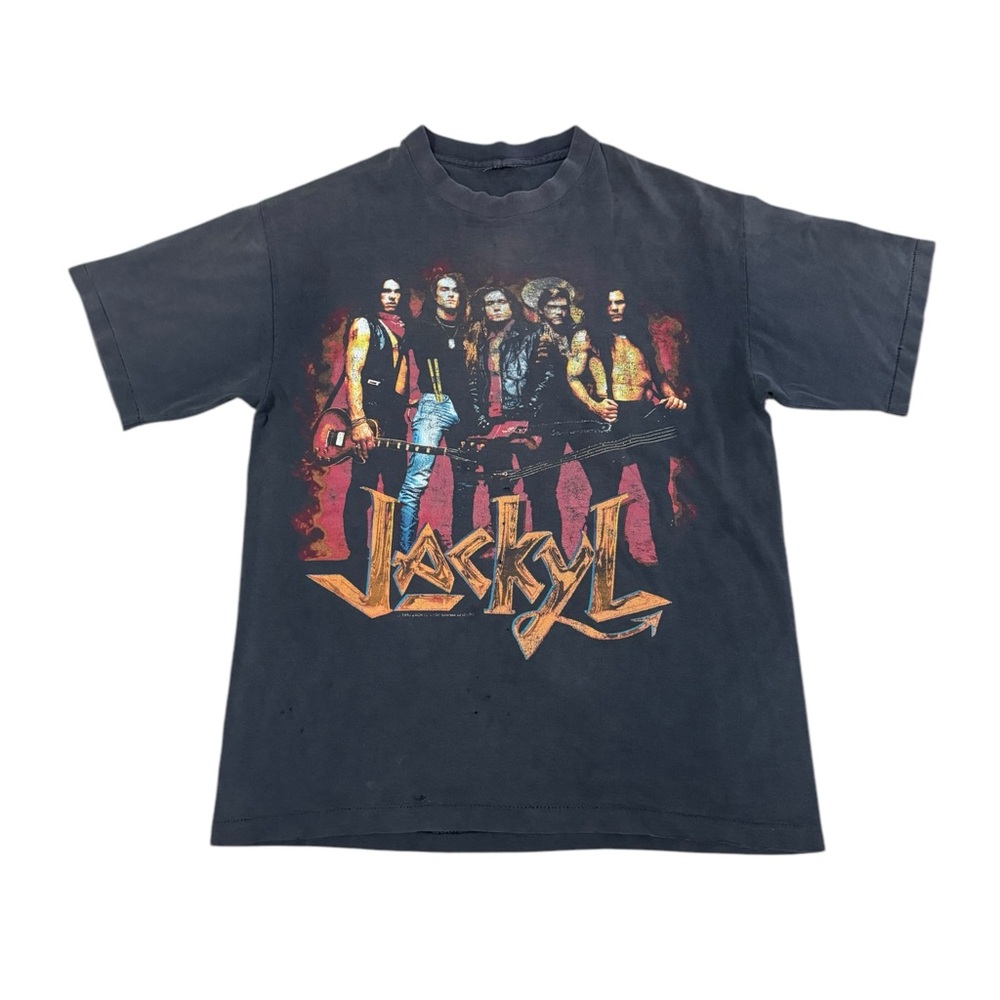 VTG Giant 1993 Jackyl Concert Tee Rock Me Roll Me Tour Shirt Mens Large Grunge